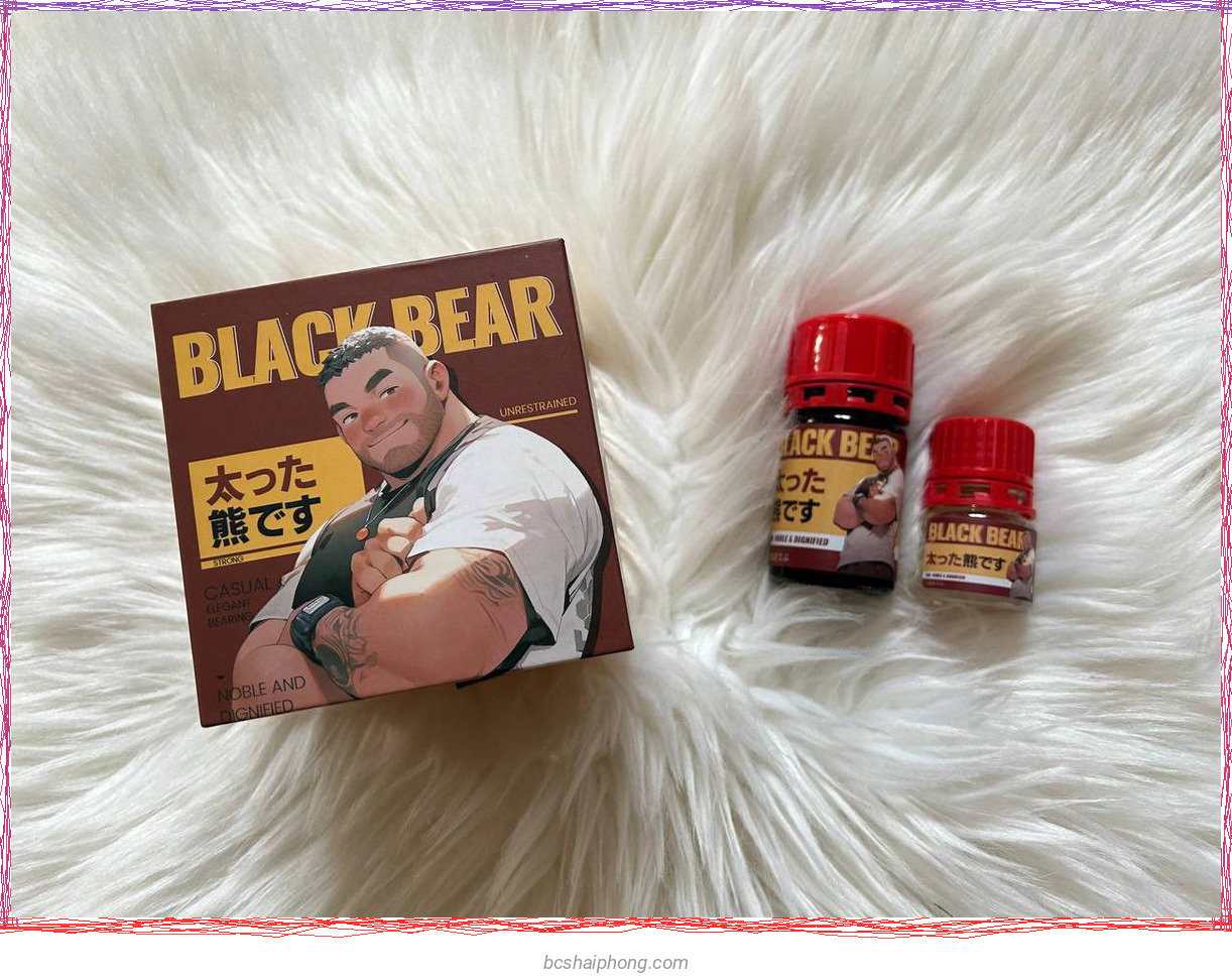 Poppers Black Bear