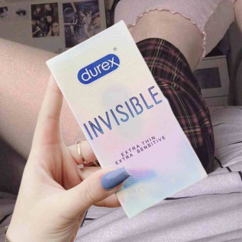 Bao cao su durex invisible