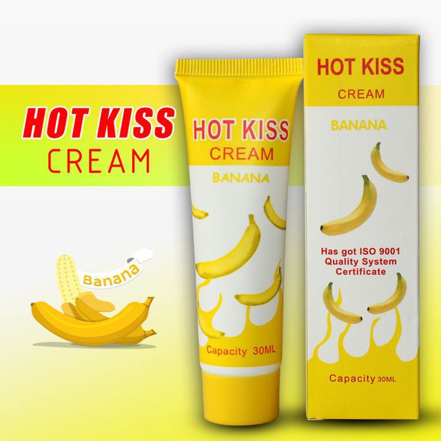 Gel boi tron love kiss huong chuoi