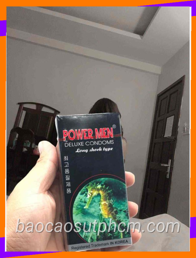 Bao cao su powermen 18